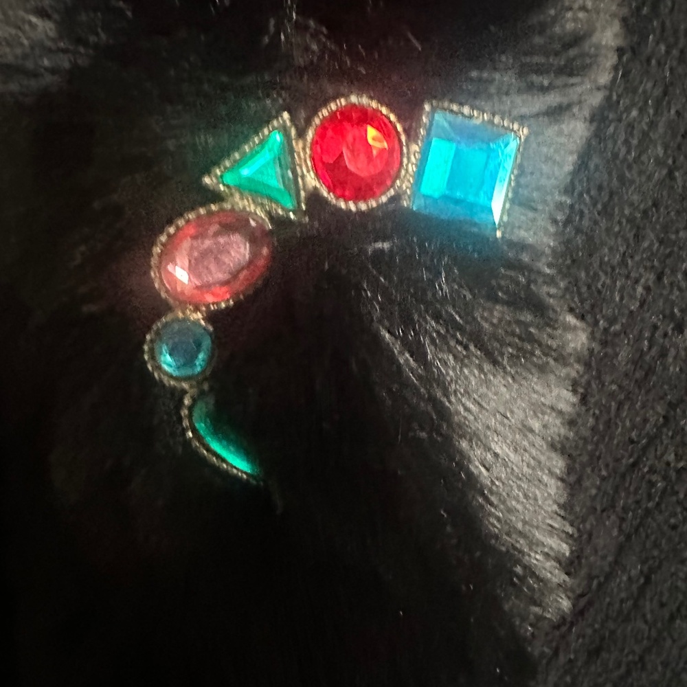 Eighties  style  colorful brooch